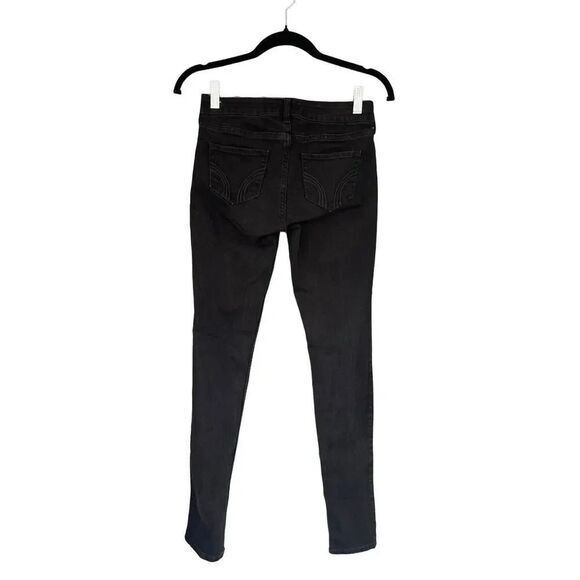 Hollister Women's Dark Gray Skinny Jeans - Picture 2 of 5